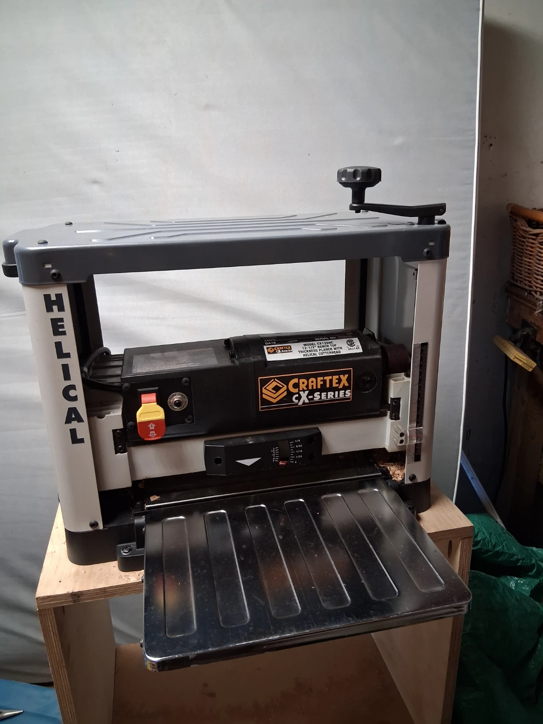 Craftex CX-Series 12-1/2" Bench Top Thickness Planer - photo 3