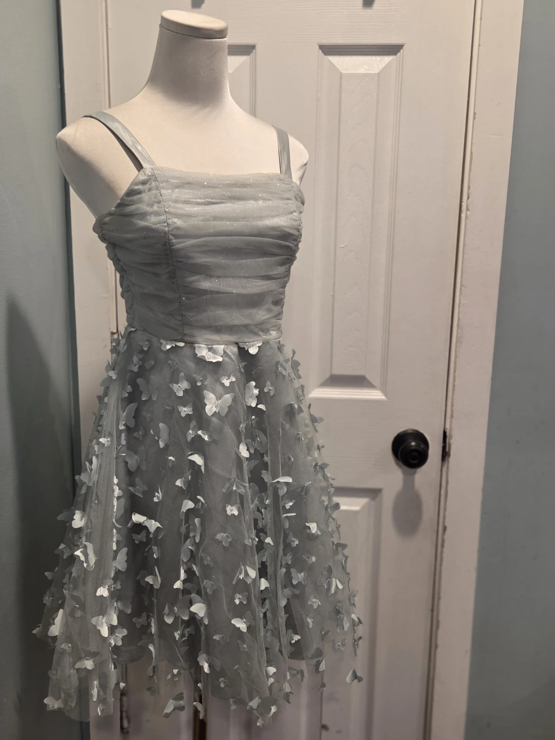 Light Blue Tulle Butterfly Dress