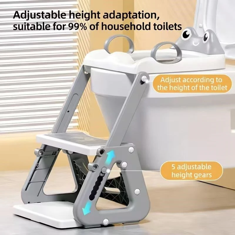 Kids Toilet Training Potty Seat with Ladder - photo 5