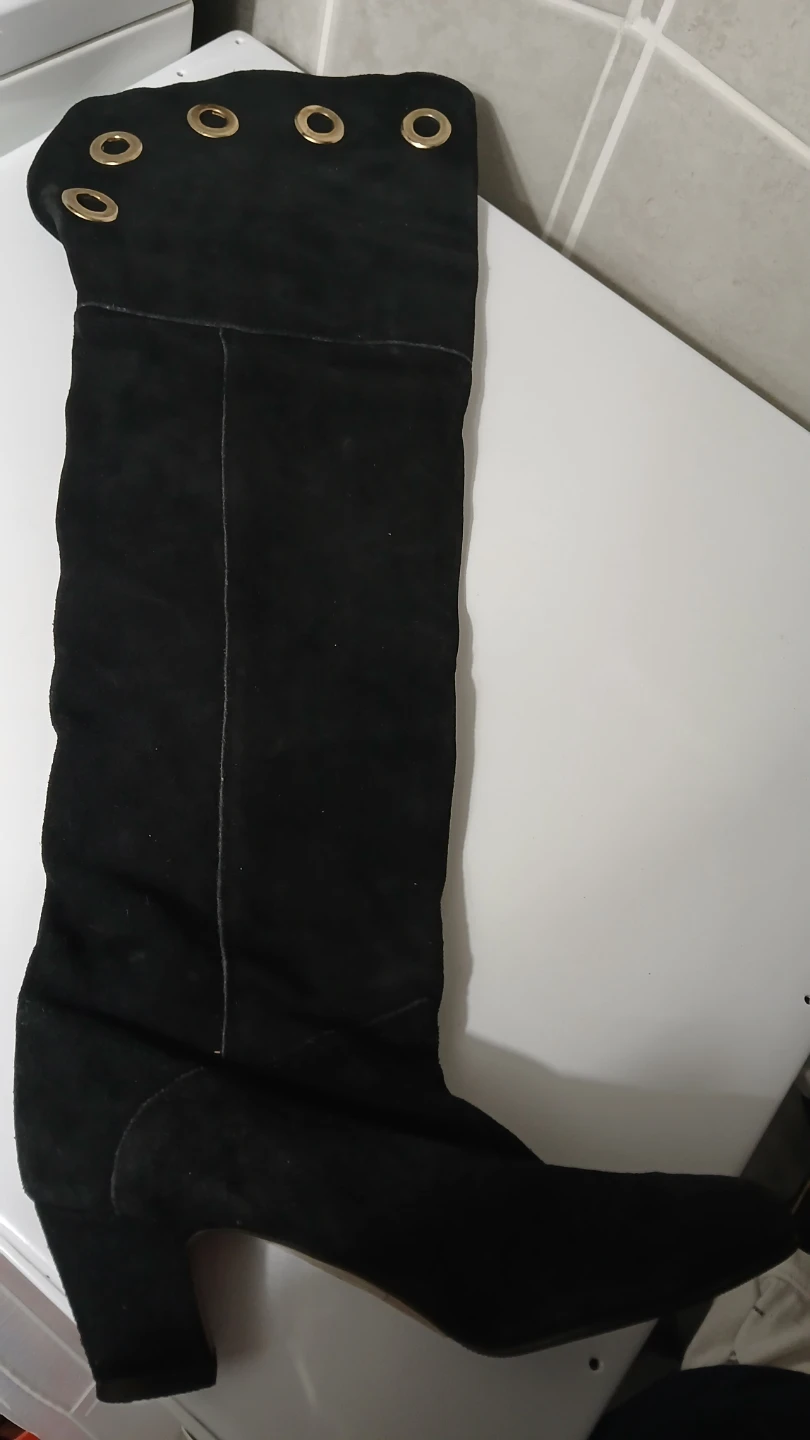 Ladies black suede boots for $10.00 - photo 2