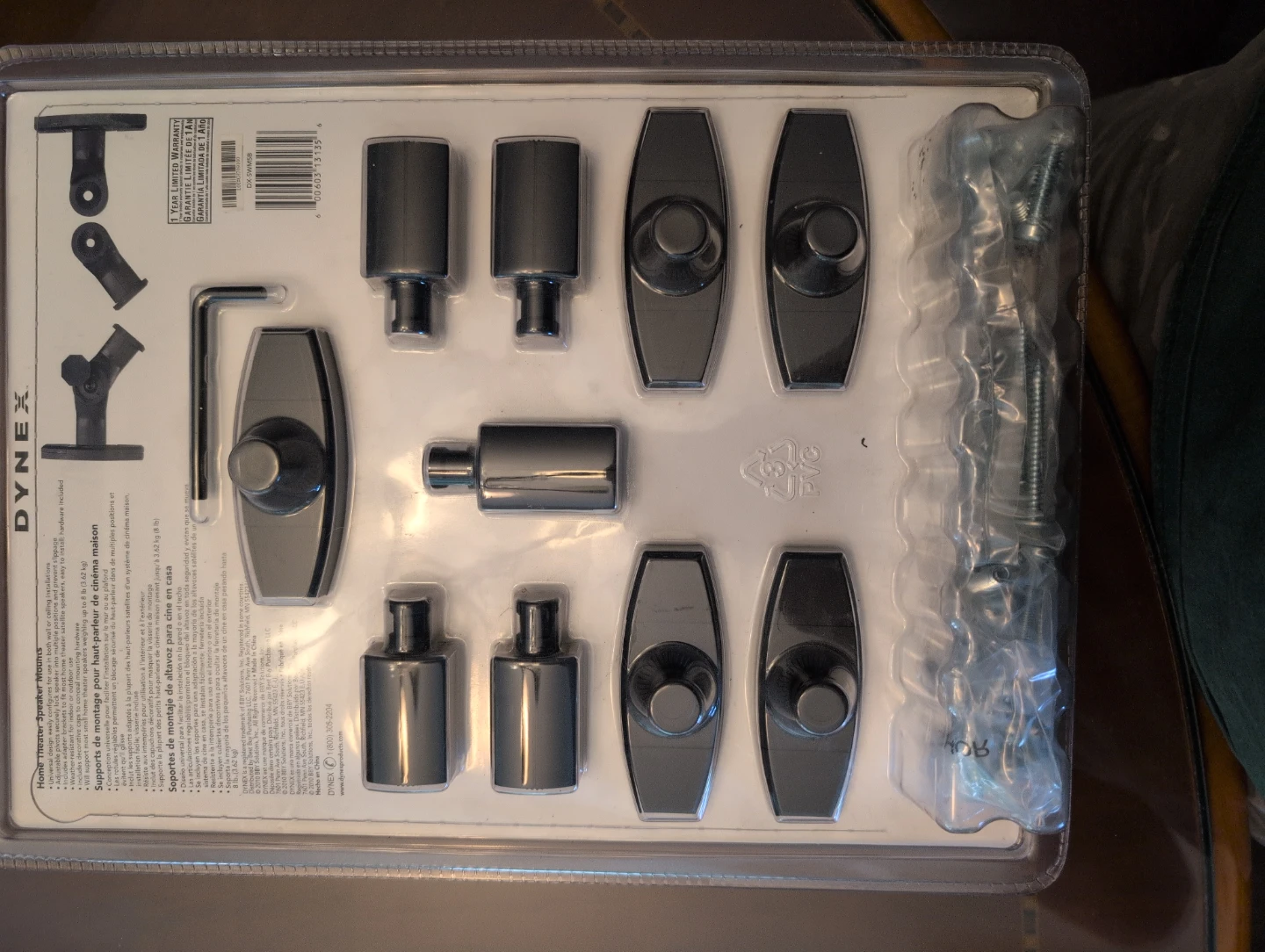 Dynex Home Theater Speaker Mounts - photo 3