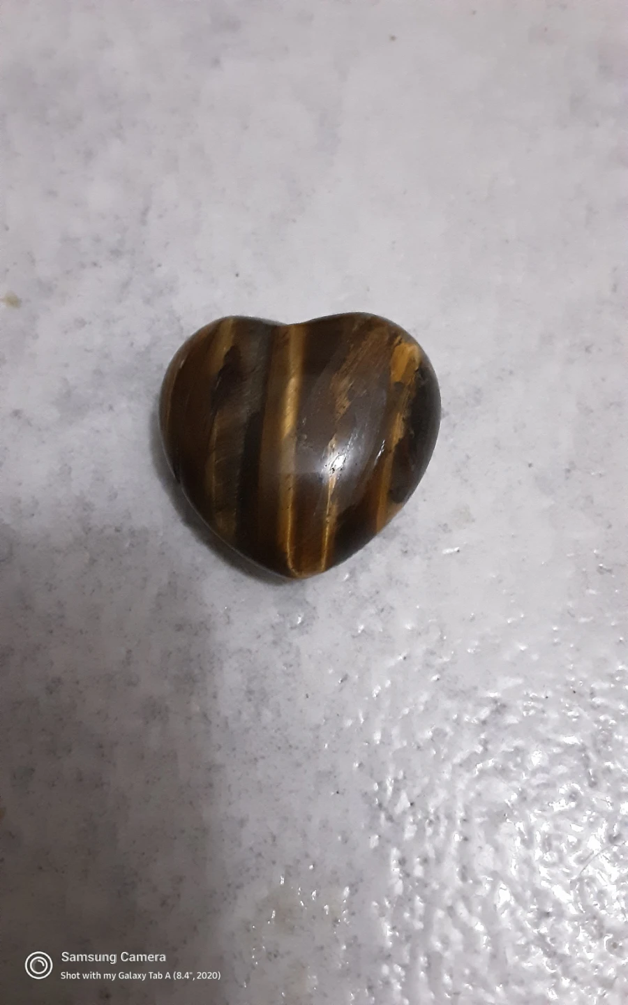 Tiger's Eye Heart Crystal