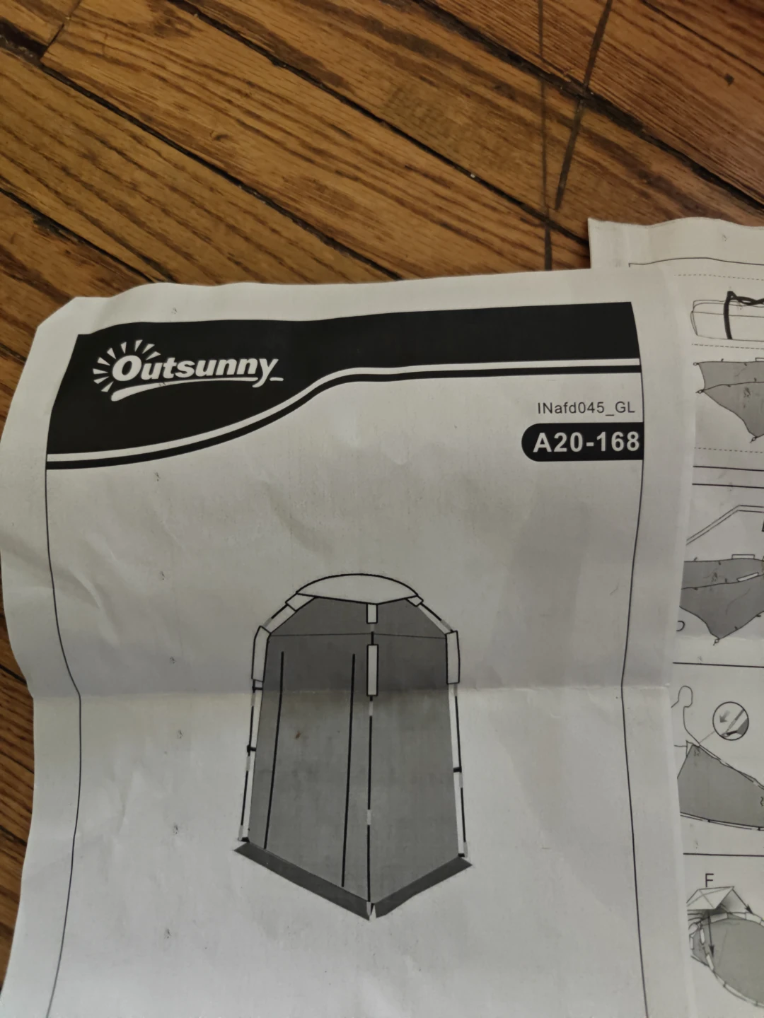 Outsunny Privacy Tent - photo 2