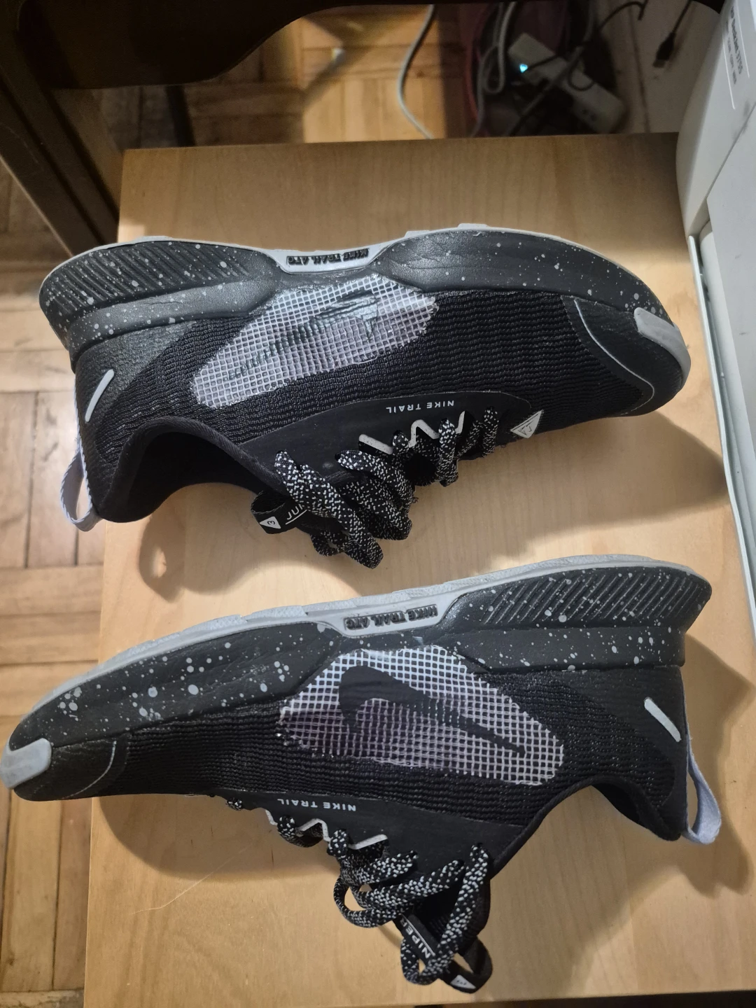 Nike Trail 3 Size 7 Wmns Running Shoes Black - photo 5
