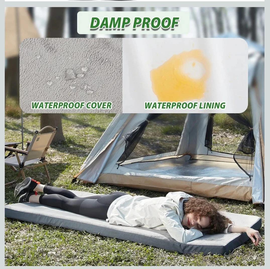 Bedfolks Roll Up Memory Foam Camping Mattress ... - photo 4