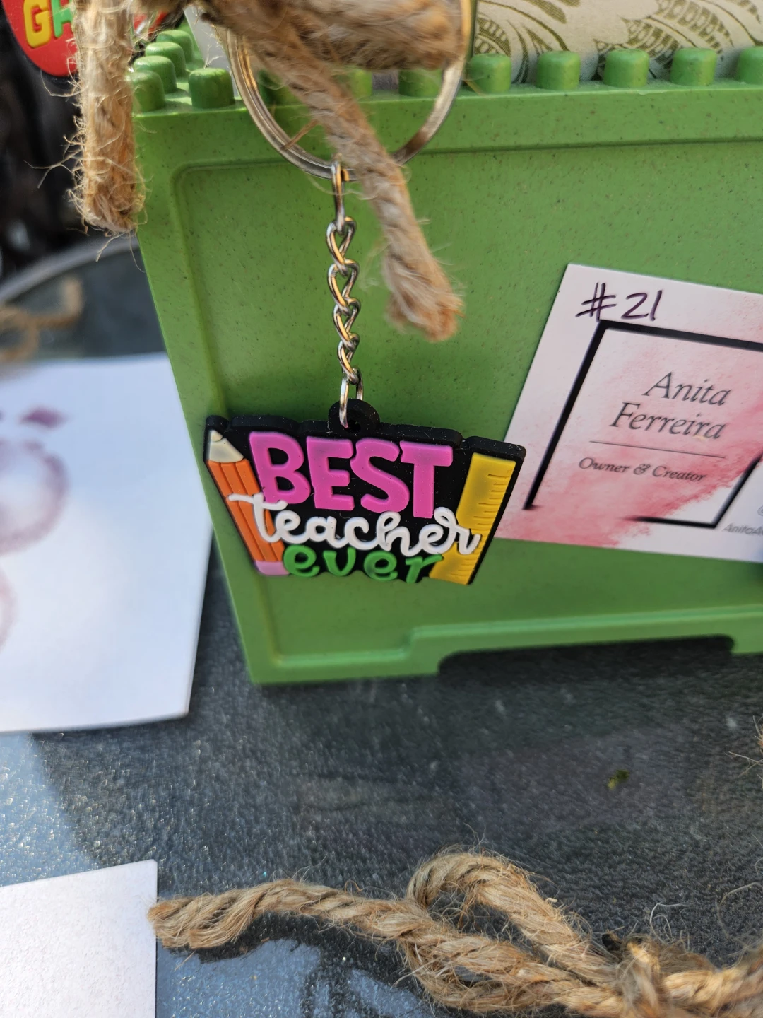 Teacher Appreciation Keychains - photo 4