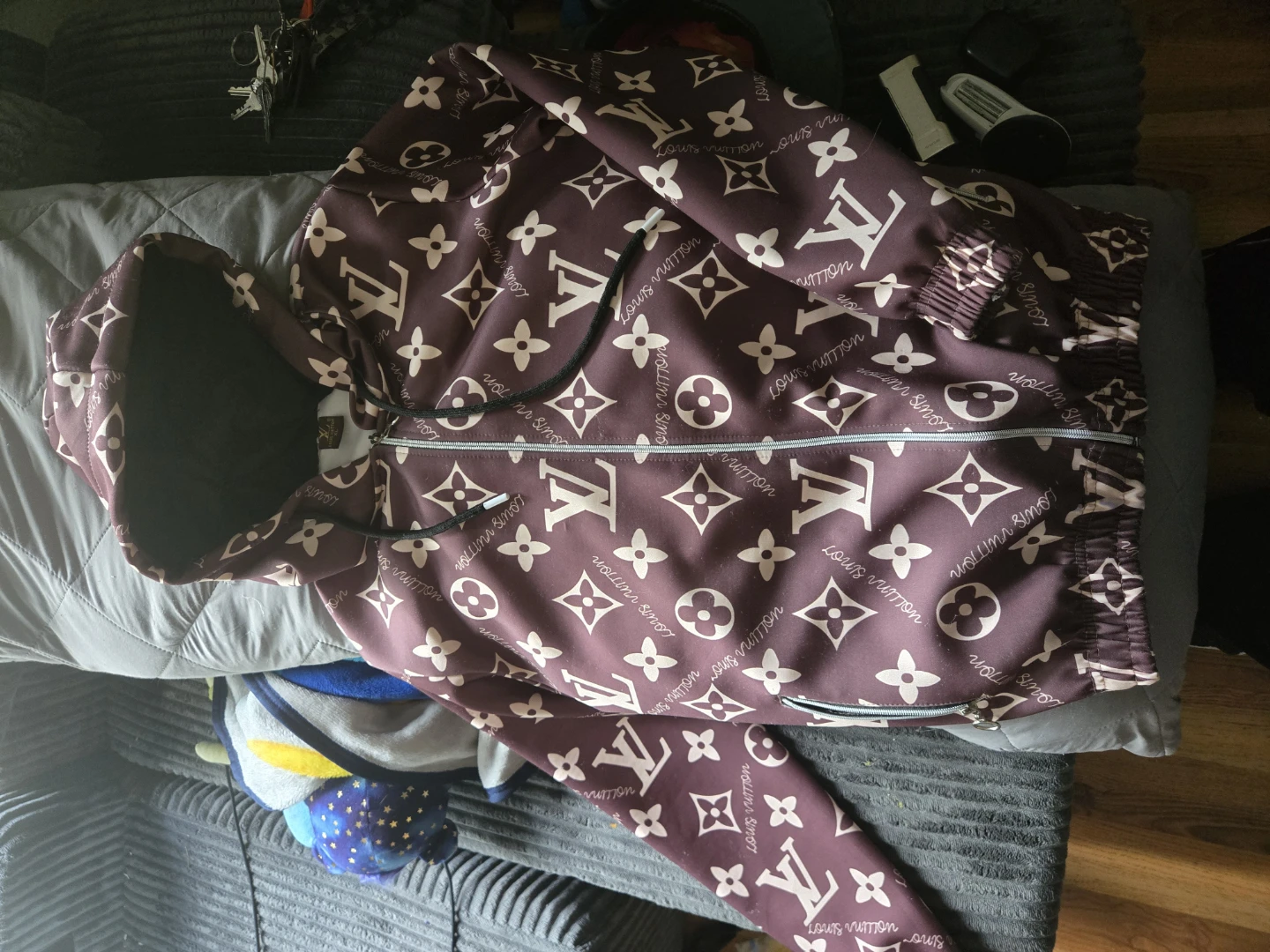 Louis Vuitton All-Over Print Hoodie