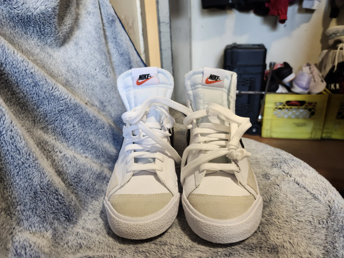 Nike Blazer Mid '77 Vintage White Black High-Top Sneakers