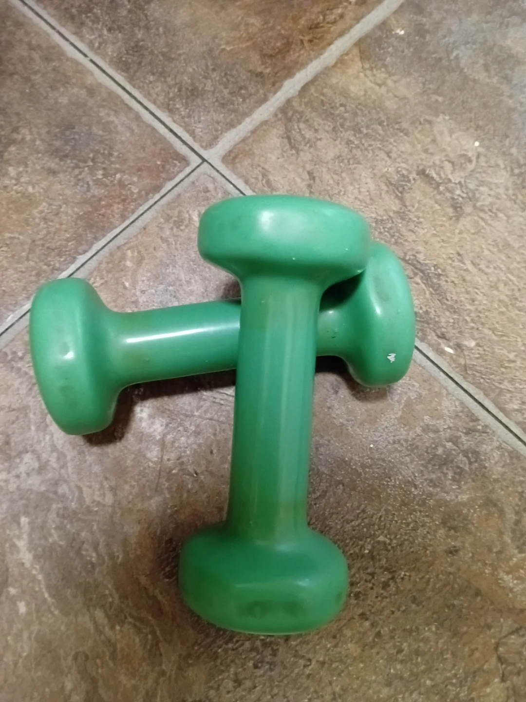 Sportline Green Dumbbells - 3 LB - photo 2