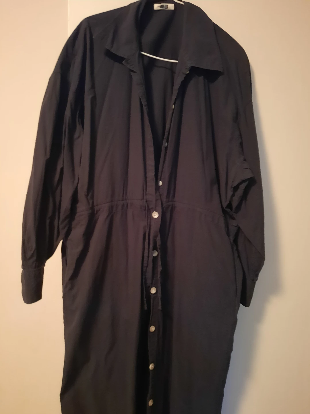 Uniqlo dark blue Button-Up Dress