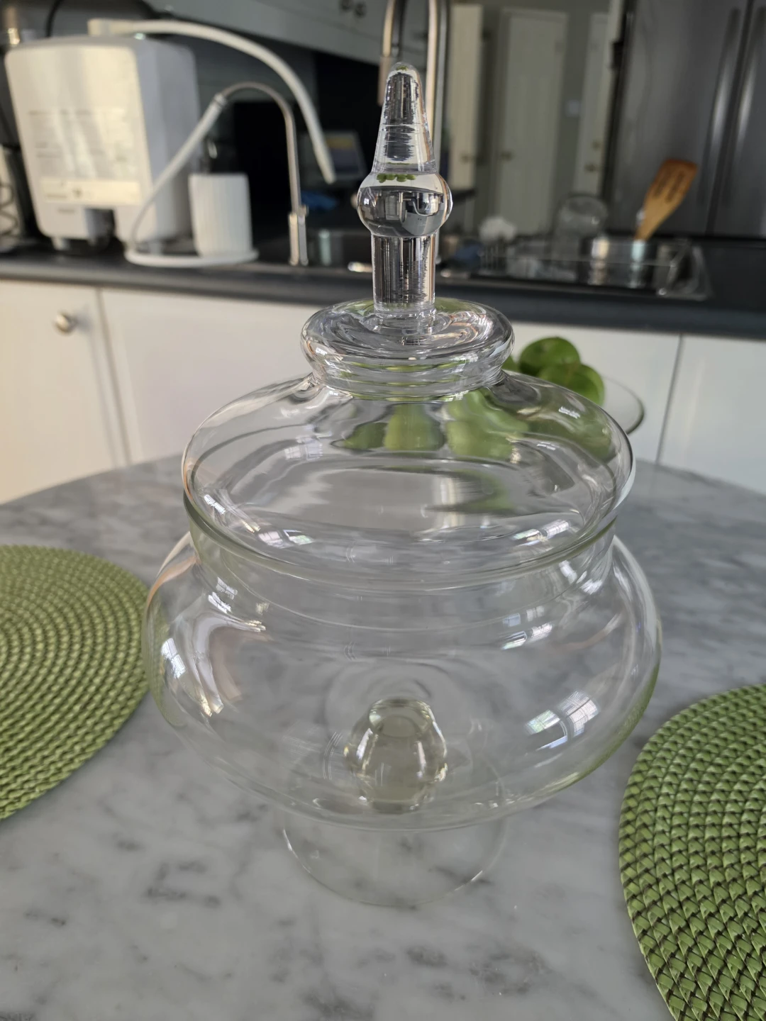 Glass Candy Jar with Lid