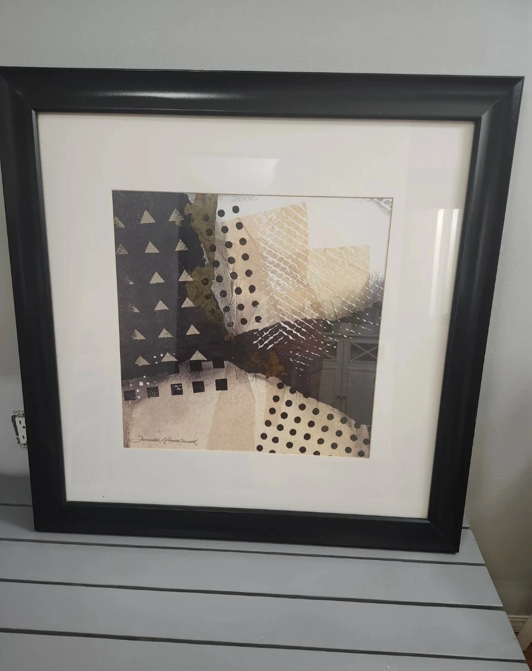 Framed Abstract Art Print - Judith Kindler