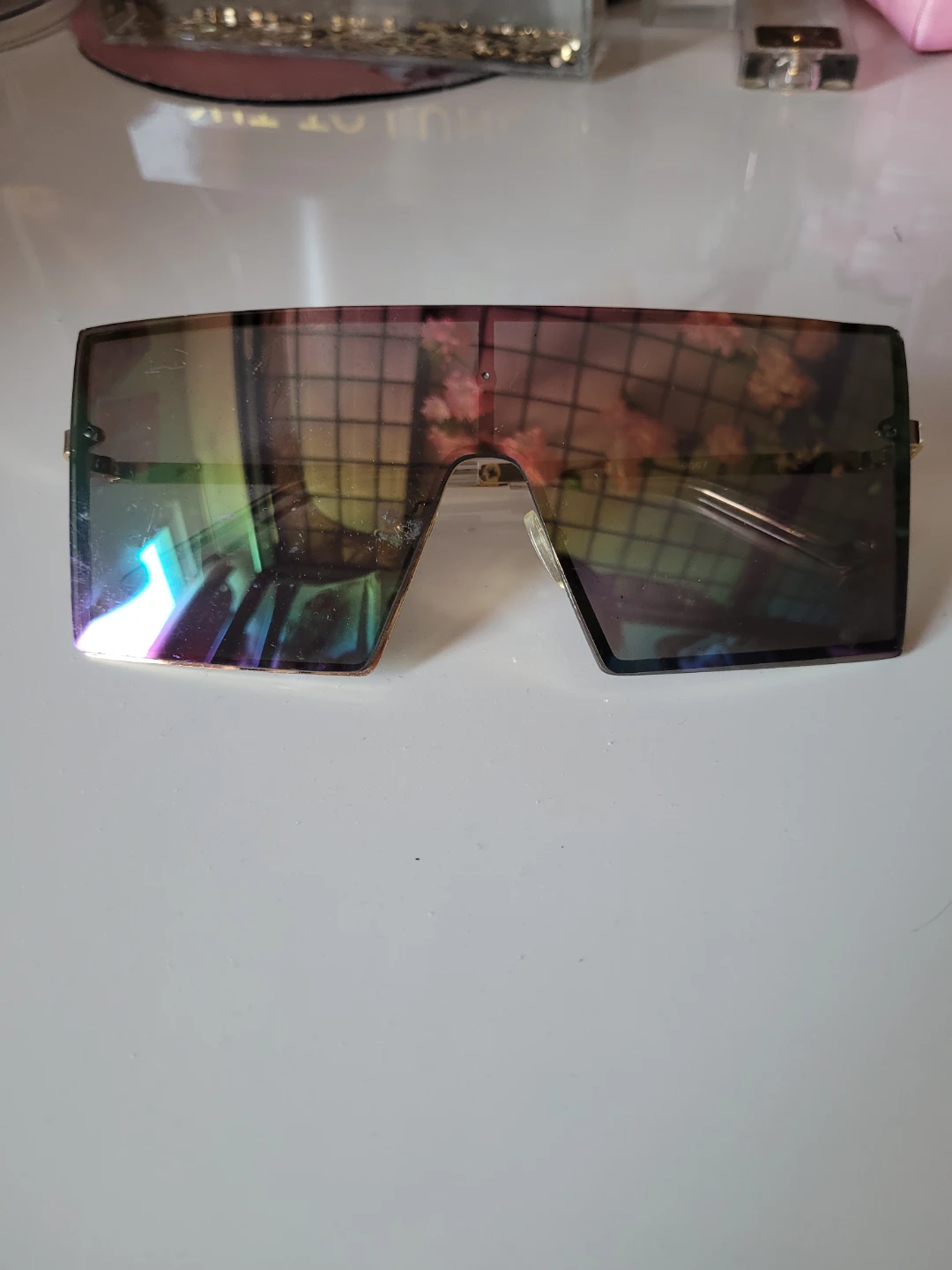 Oversized Mirrored Shield Sunglasses - photo 2