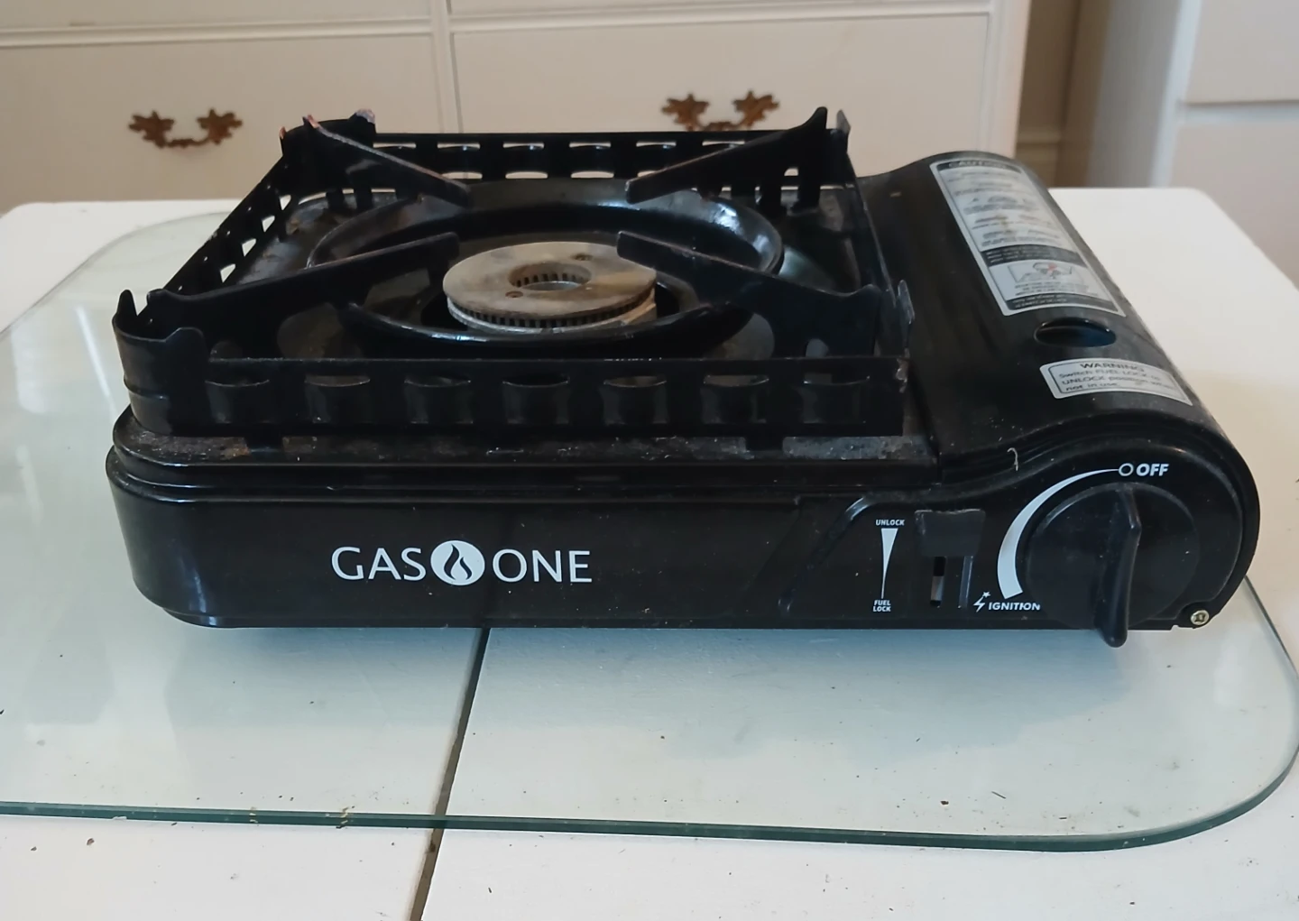 GAS ONE Portable Propane Camping Stove with Carrying Case - photo 2