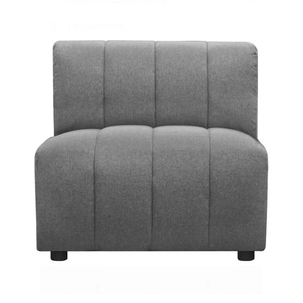Brand New in Box Moes "Lyric" Modular Grey Slipper Chair(s) - photo 3
