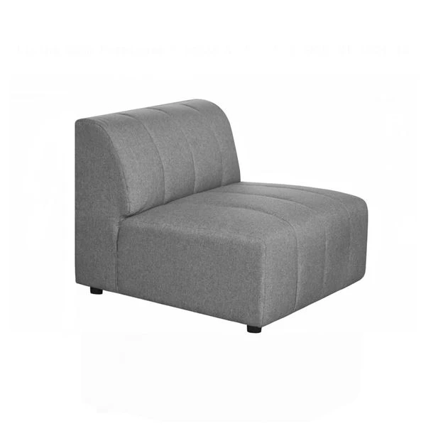 Brand New in Box Moes "Lyric" Modular Grey Slipper Chair(s) - photo 4
