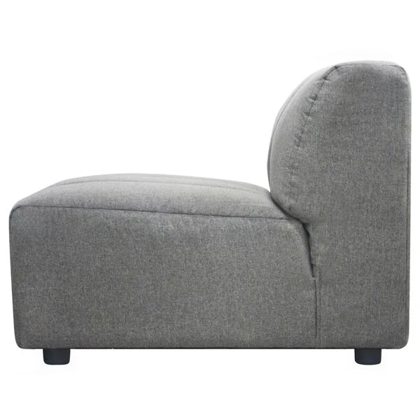 Brand New in Box Moes "Lyric" Modular Grey Slipper Chair(s) - photo 5