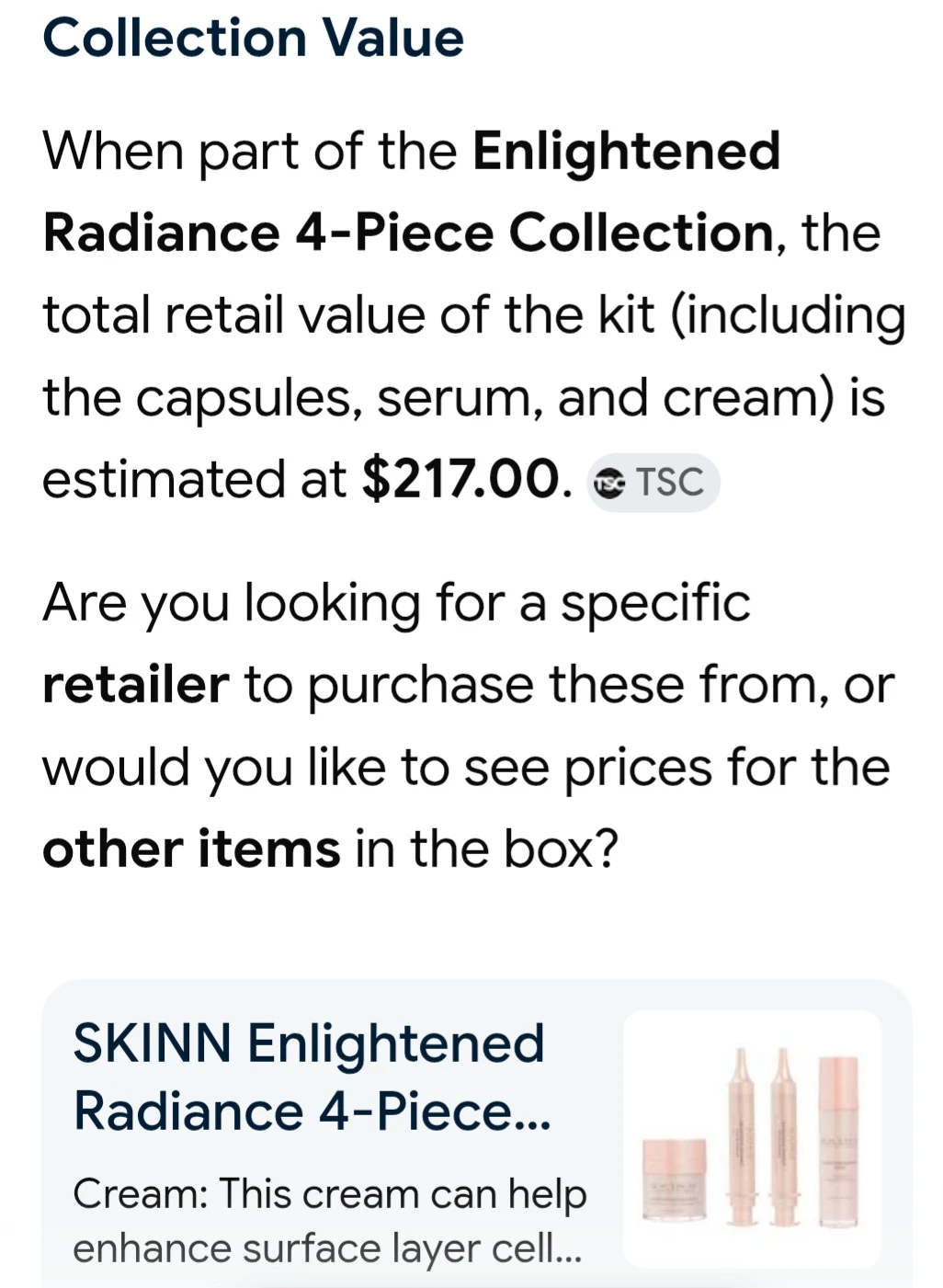 SKINN Dimitri James Enlightened Radiance 4-Piece Collection