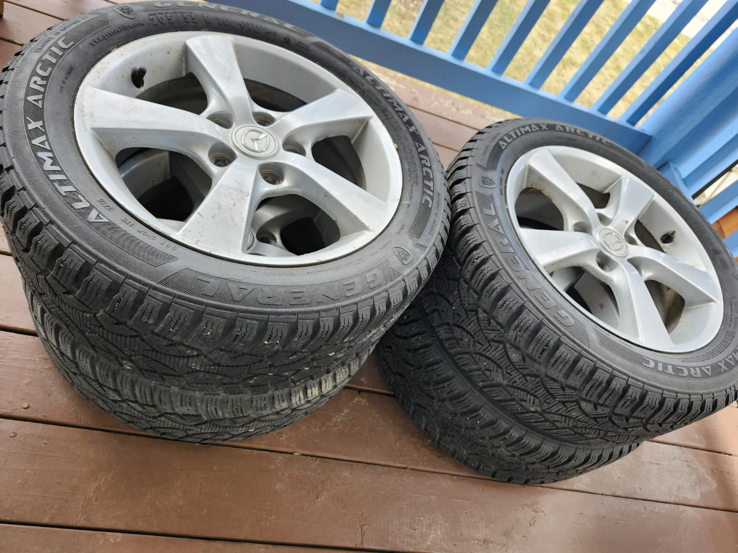 OEM rims Mazda 3 with winter tires