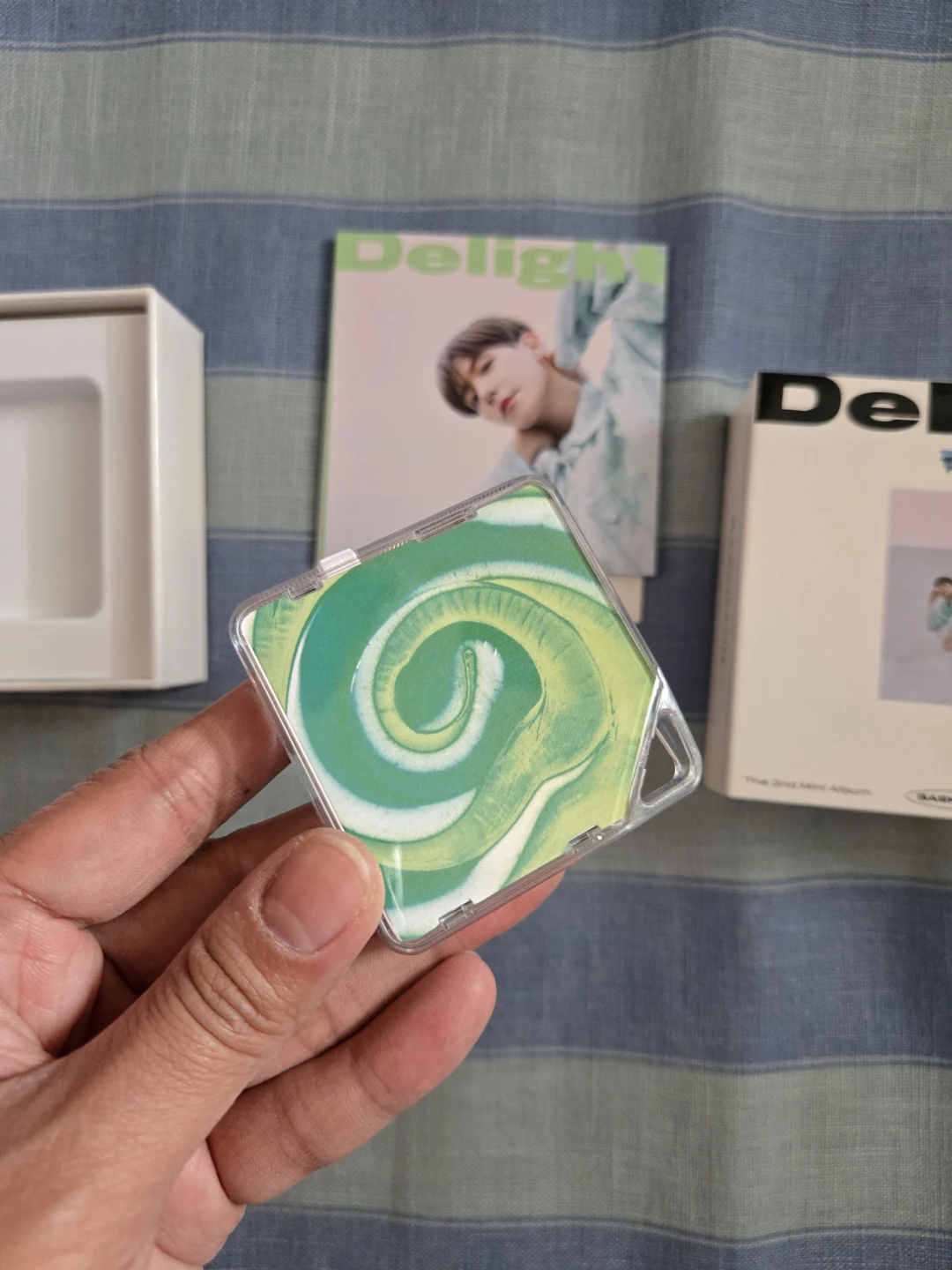 BAEKHYUN DELIGHT KIHNO/NFC ALBUM CHARM IN MINT VER - photo 4