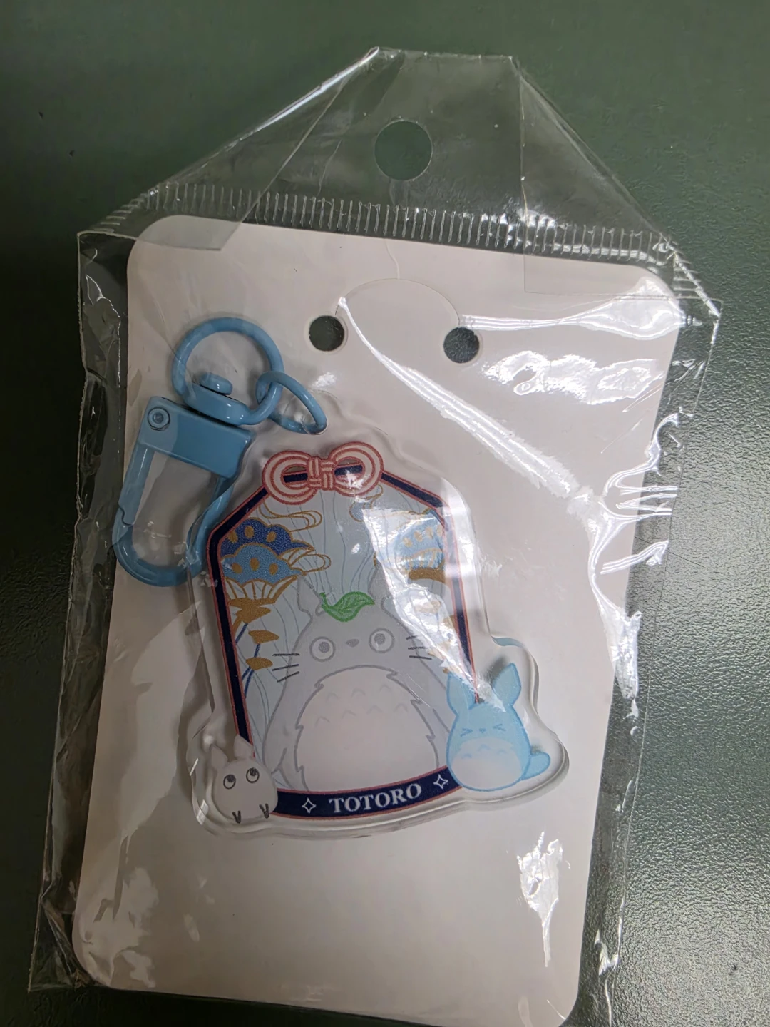 Anime Character Keychain with Blue Clip - photo 3