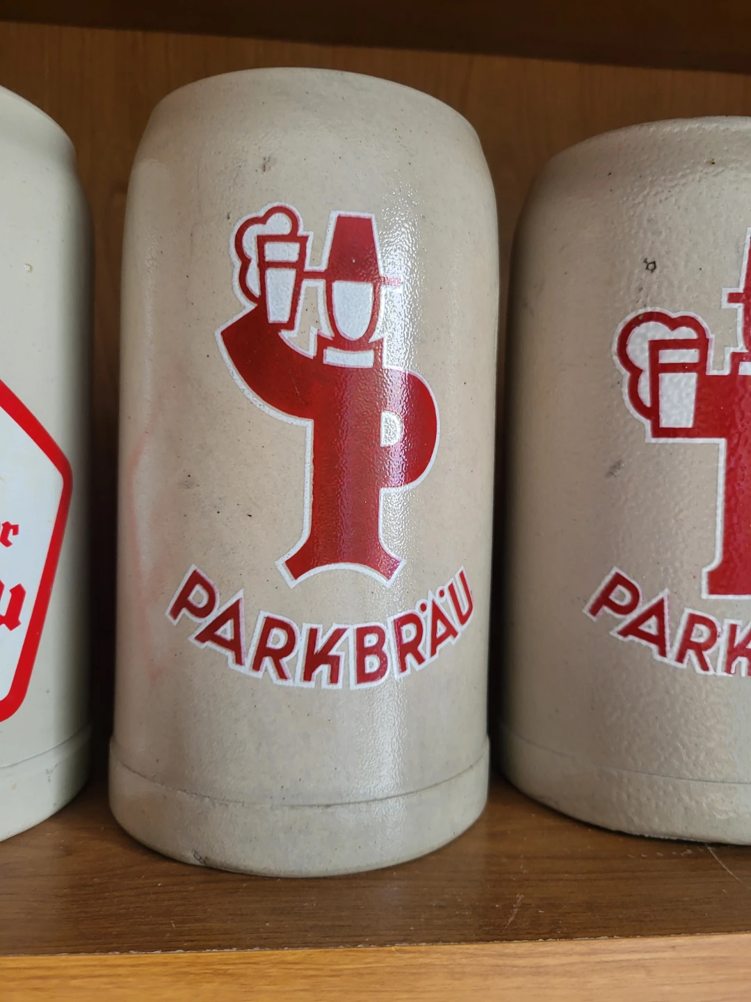 Parkbräu and Hofbräu XL 7.25" Ceramic Beer Mugs - photo 4