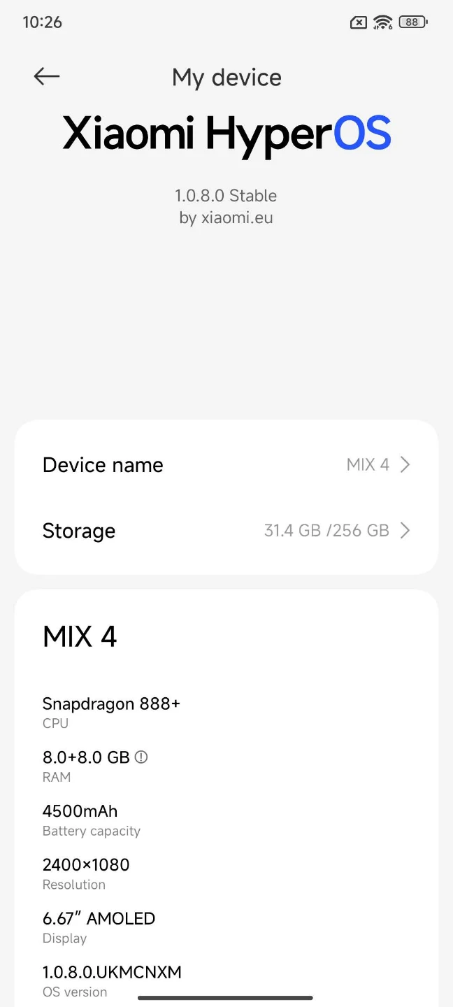 Like New Xiaomi MIX 4 – 8GB / 256GB (9.9/10 Condition) - photo 4