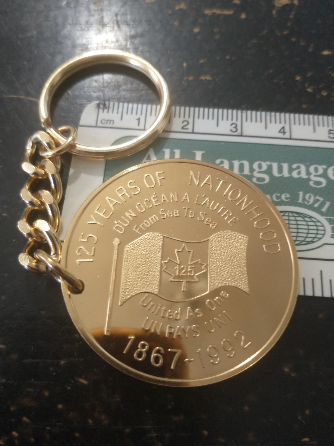 Canada 125th Anniversary Keychain Celebrating Roberta Bondar - photo 3