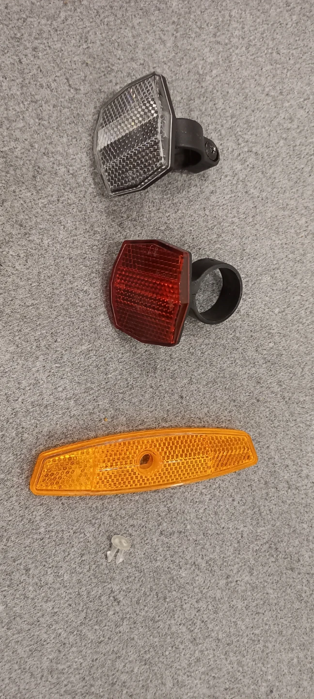 Bicycle Reflectors - Front, Rear, and Side - photo 3