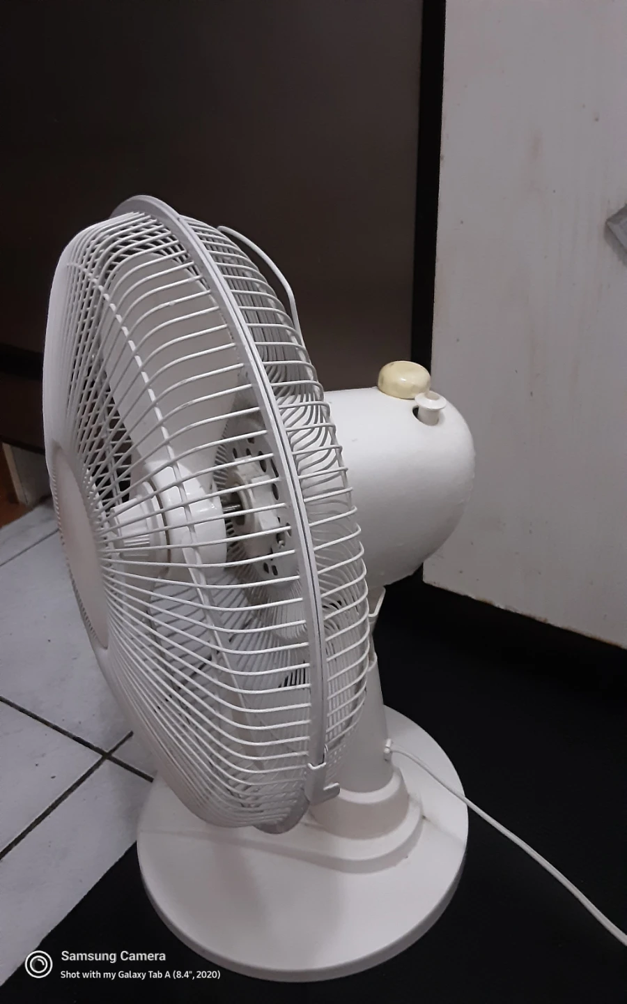 White Table Fan - photo 2