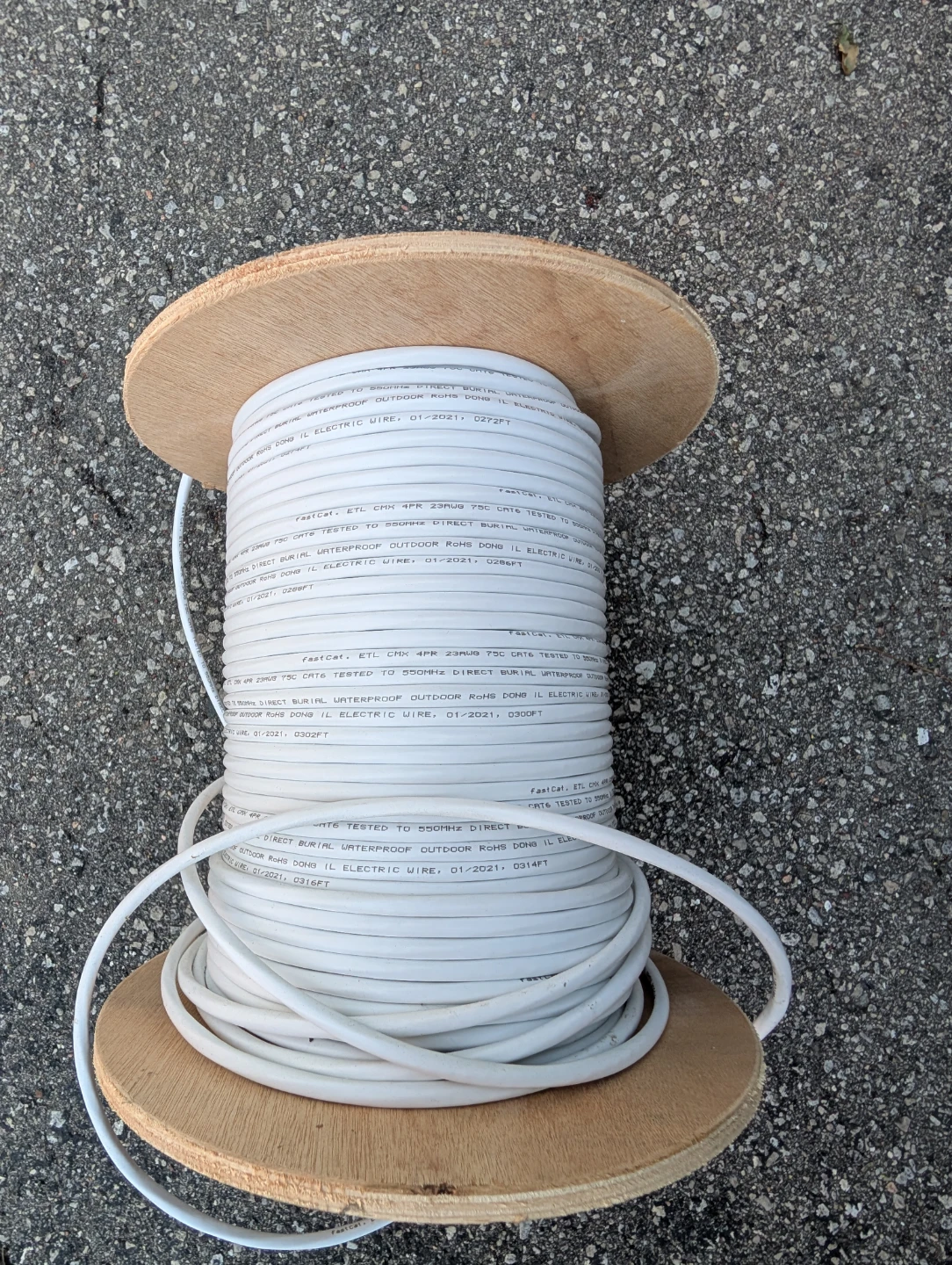 FastCat CAT6 Outdoor Direct Burial Cable - 1000ft