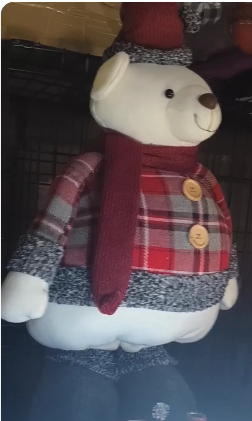Plush Snowman Christmas Decor