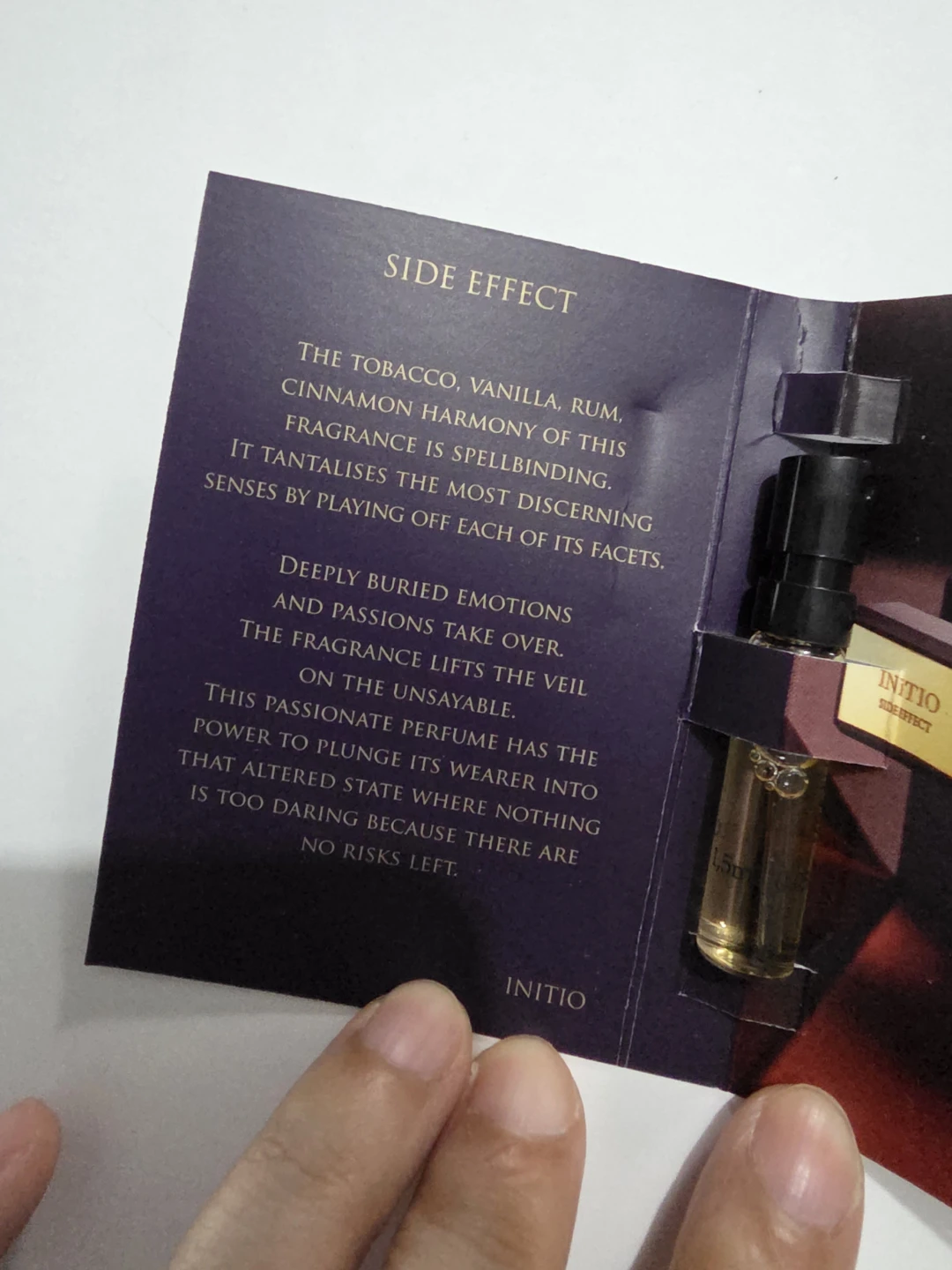 Initio Parfums Privés "Side Effect" Eau de Parfum Sample - photo 2
