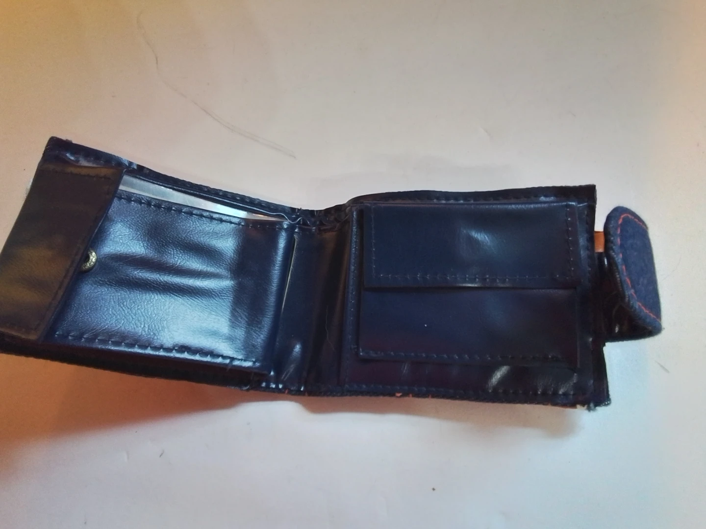 Vintage Utility Denim Bifold Wallet - photo 3