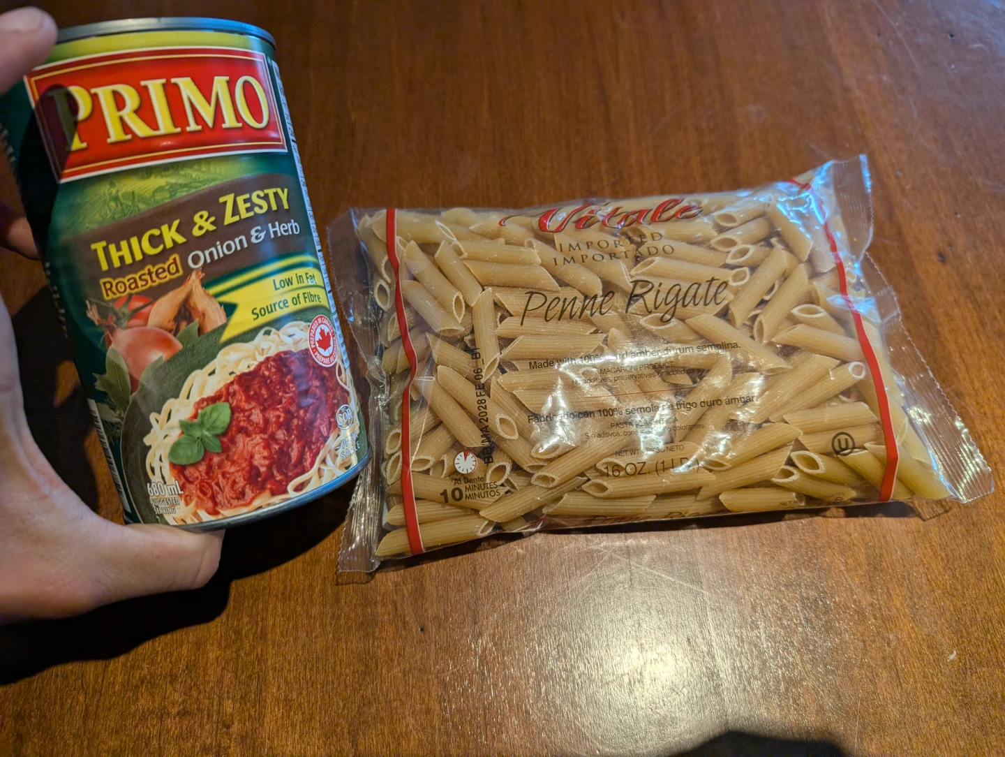 Herb Sauce with Vitale Penne Rigate Pasta