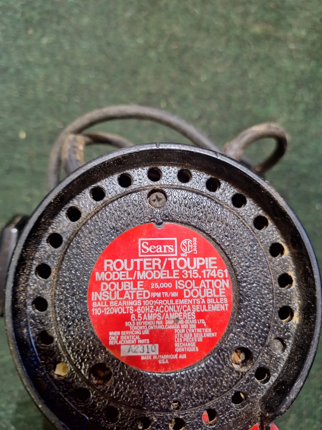 Craftsman Router - photo 3