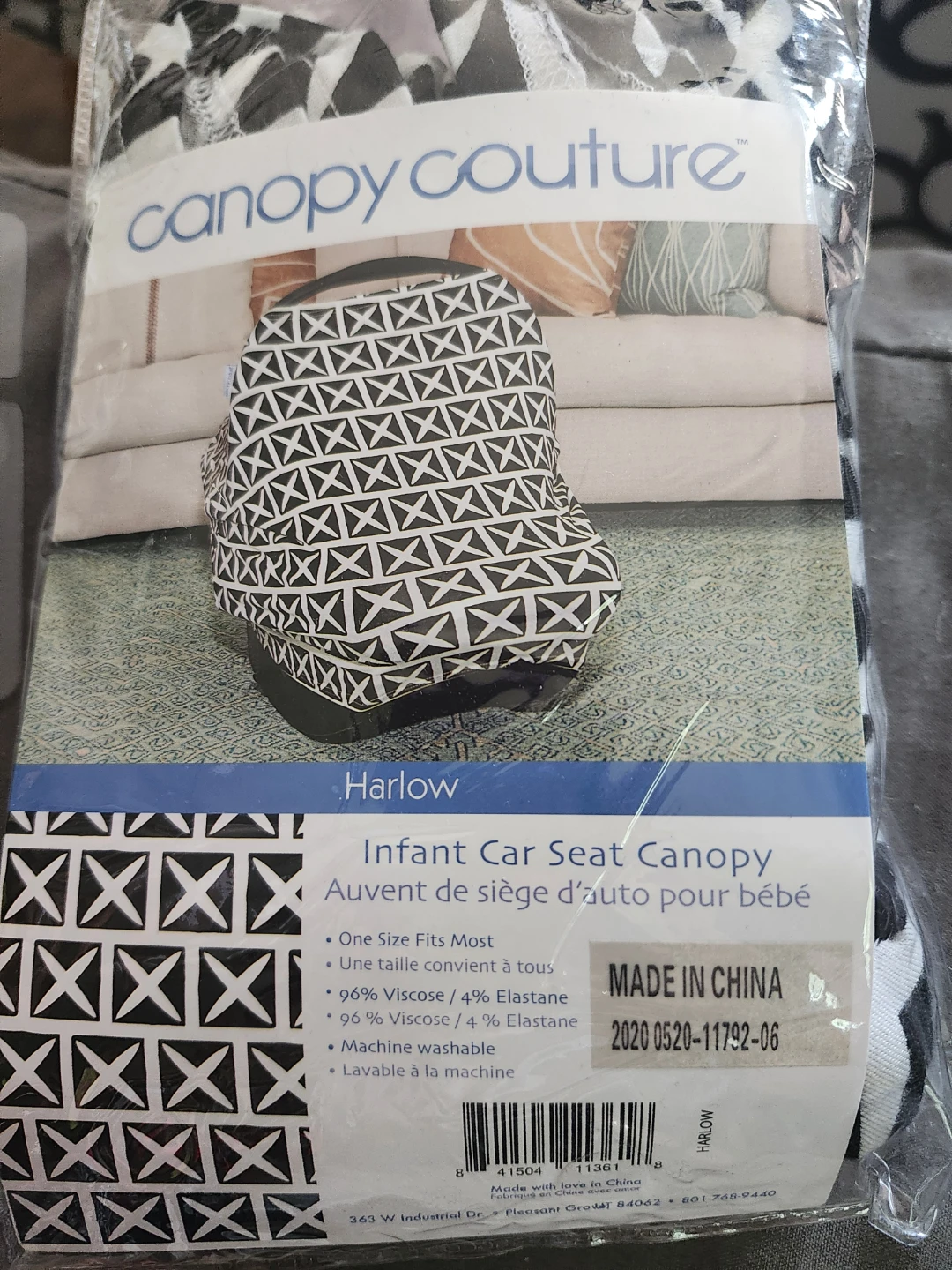 Canopy Couture Infant Car Seat Canopy - Harlow