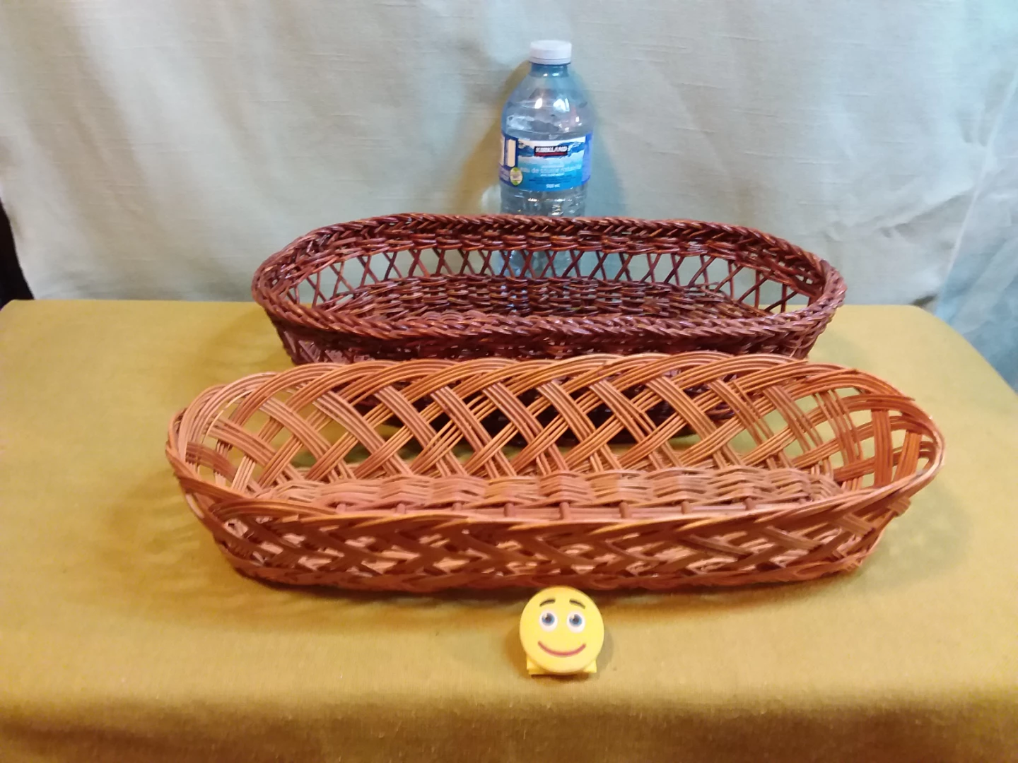 🗑️ ➡️ Woven Oval Baskets (Set of 2) 🗑️
