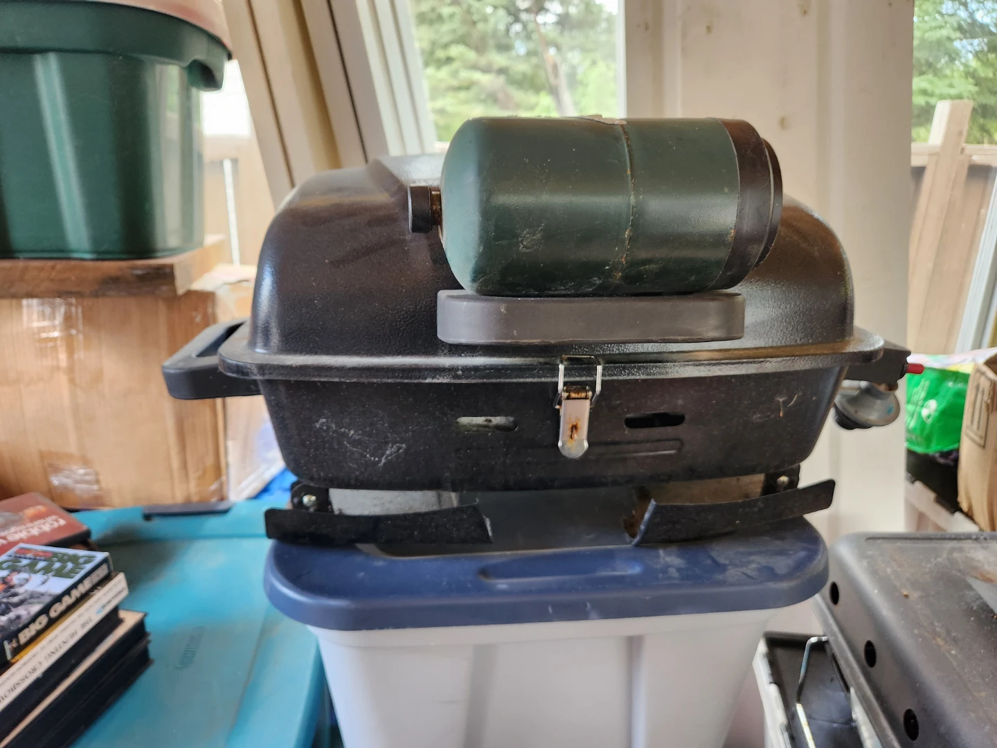 Black Portable Propane Grill - photo 3