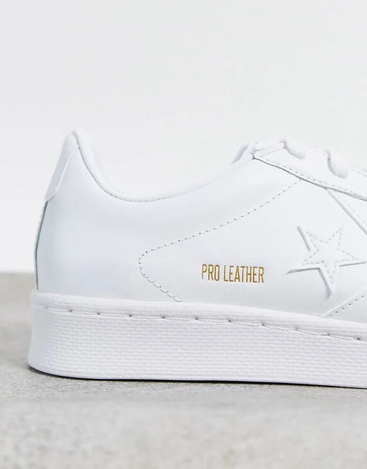 Converse Pro Leather Low Top Sneakers (White, Unisex) - photo 2
