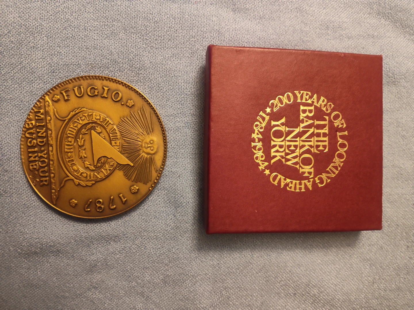 Bank of New York 200 Years Commemorative Coin