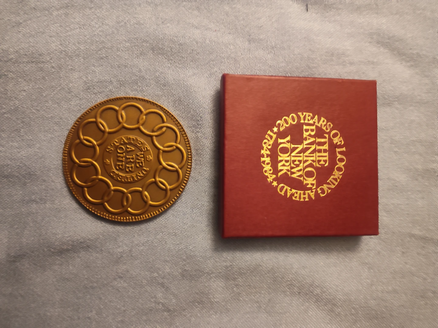 Bank of New York 200 Years Commemorative Coin - photo 2