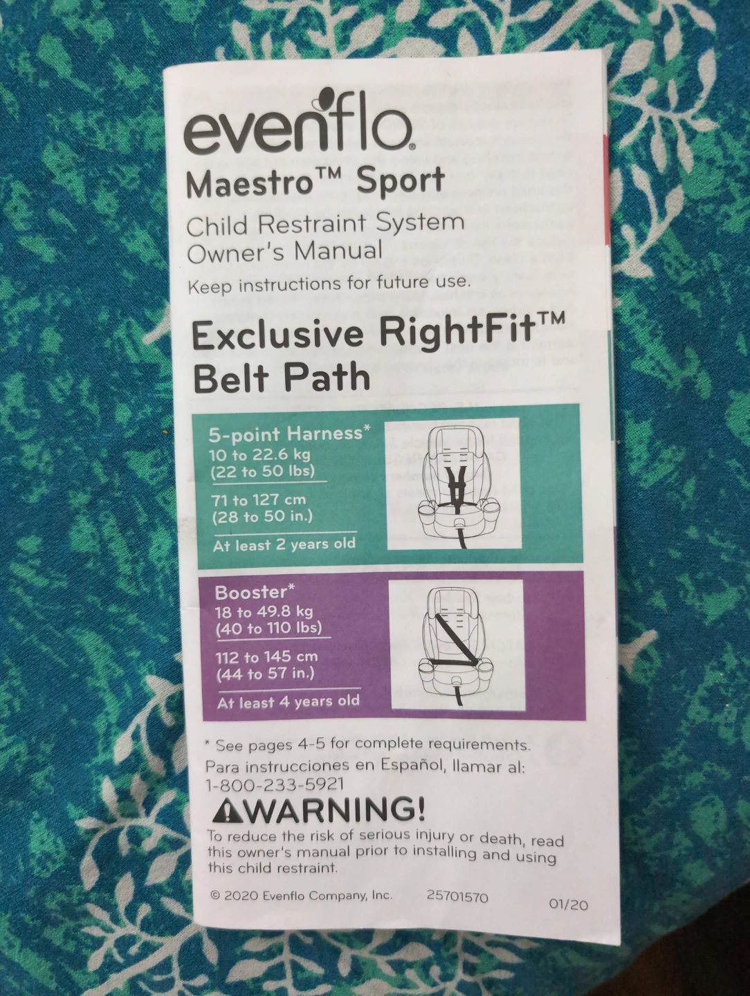 Evenflo Car Seat valid until 2029 august. Rarely used. - photo 2