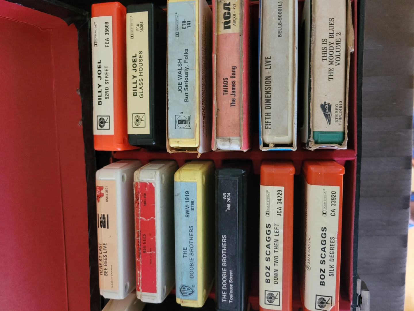 Lot 47 x  8-Track Tape  Carrying Case Rock Disco Country - photo 4