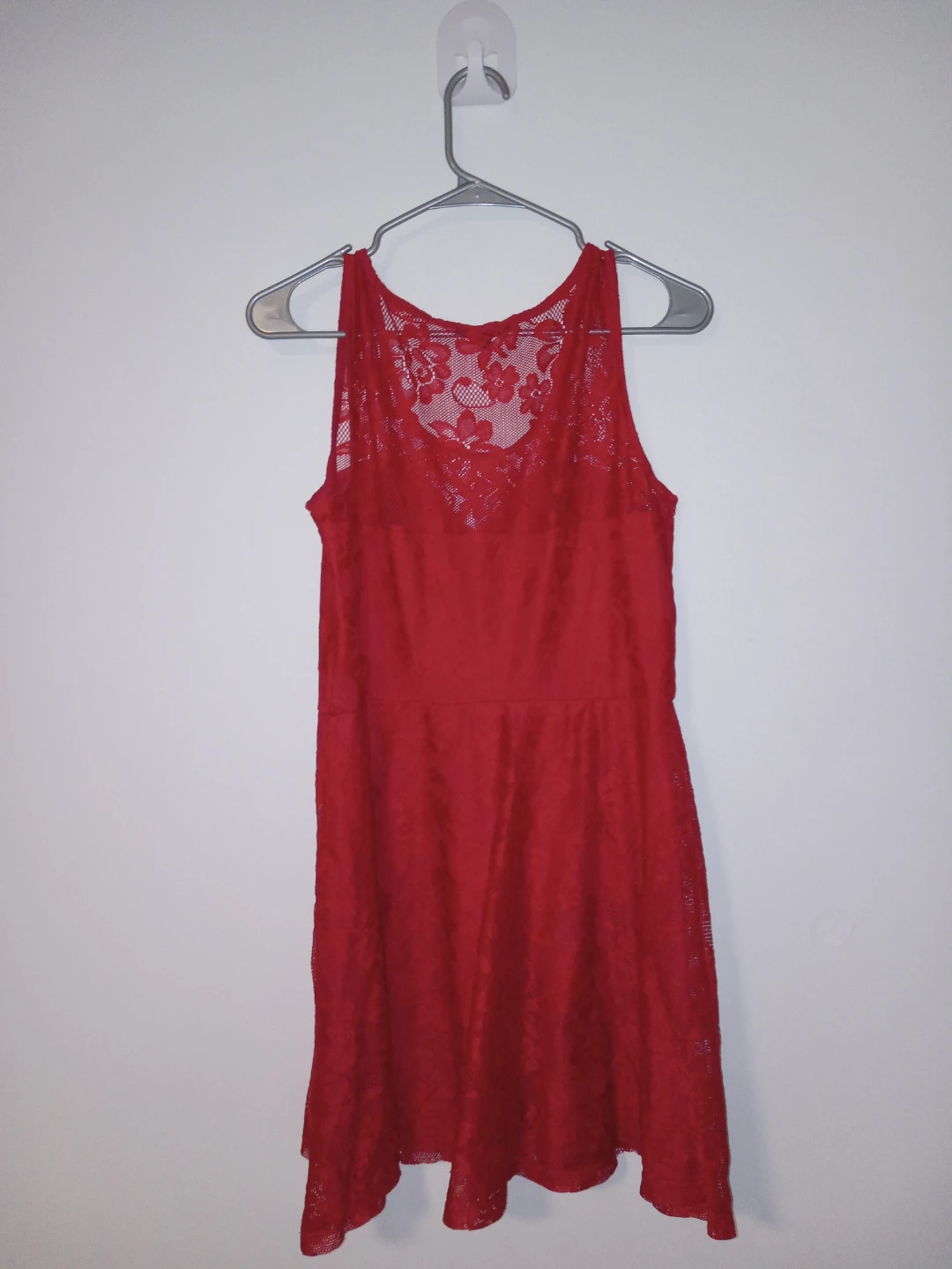 Material Girl Red Lace Dress L/G - photo 3