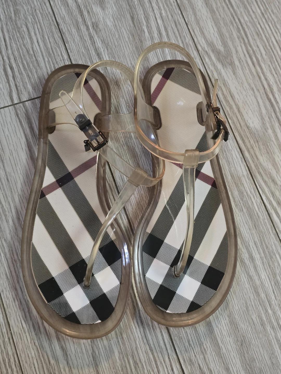 Burberry Jelly Sandals