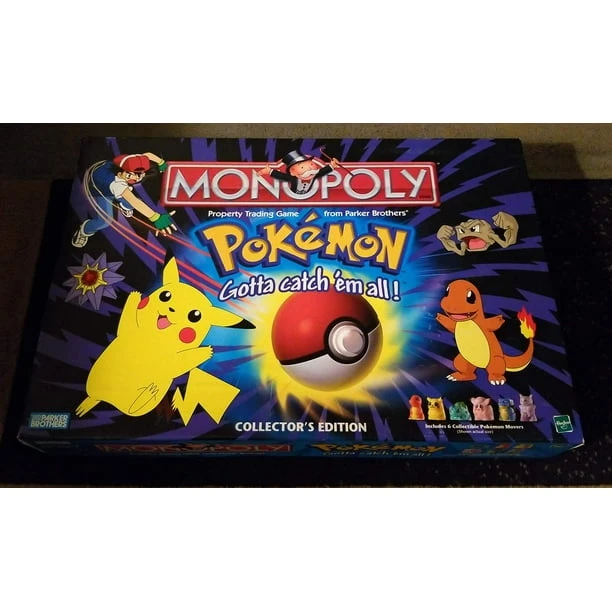 Pokemon Collector's Edition Monopoly 1999 English French Parker