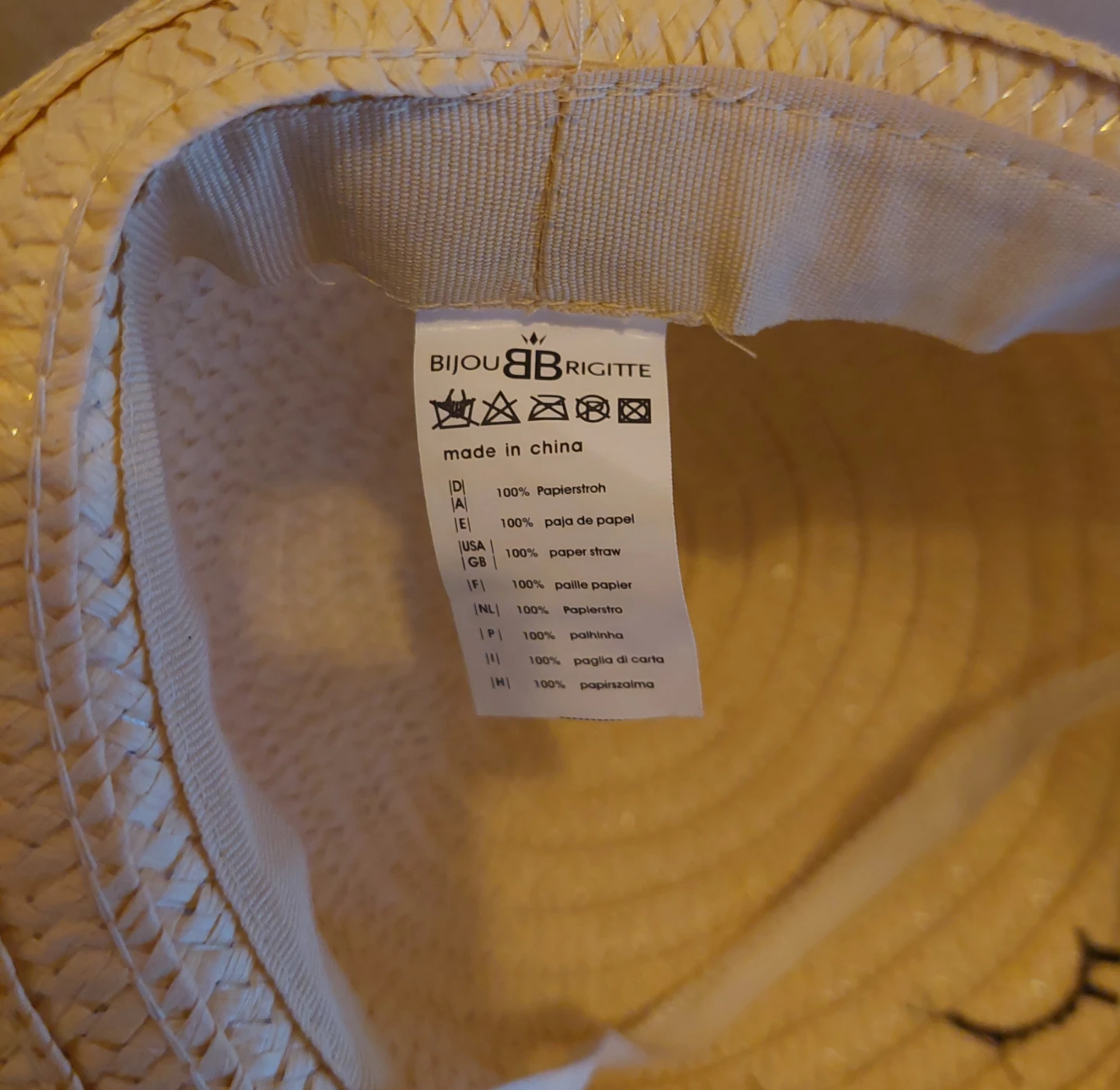 Bijou Brigitte Panda Straw Hat - photo 4