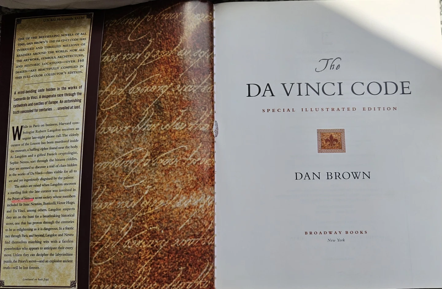 Book- The DA VINCI CODE by Dan Brown - photo 2
