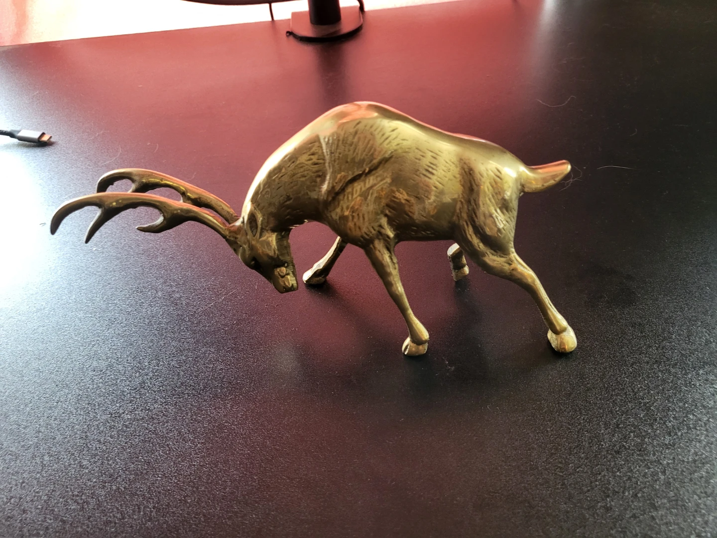 Brass Deer Figurine